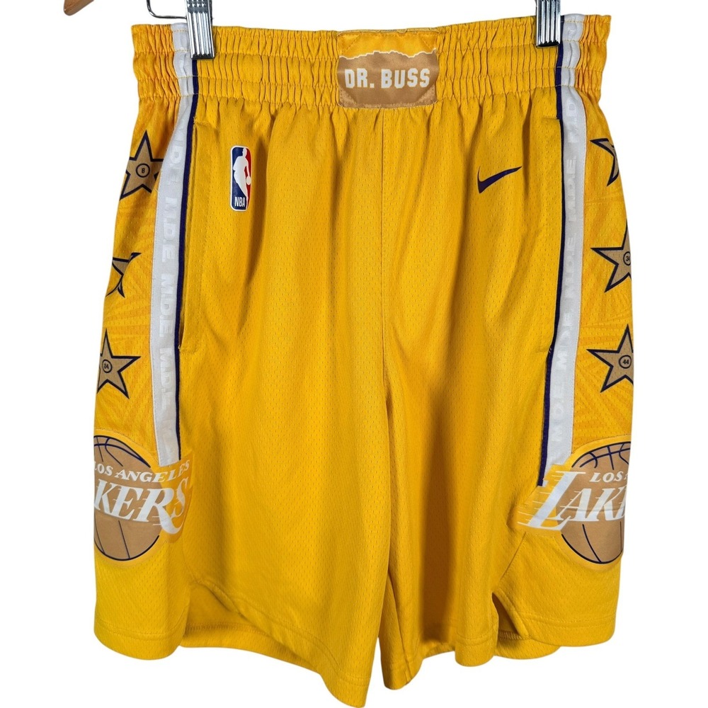 Nike Swingman Los Angeles Lakers City Edition Basketball Shorts Men M BV5873-728